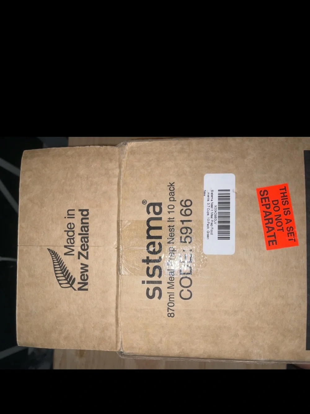 Sistema Meal Prep Food Storage- New